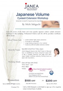Volume Lash Workshop Brochure